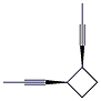 Cyclobutane,1,2-di-1-propynyl-,cis-(9ci) Structure,53356-65-3Structure