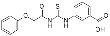 2-Methyl-3-[[[[(2-methylphenoxy)acetyl ]amino]thioxomethyl ]amino]-benzoic acid Structure,533919-67-4Structure