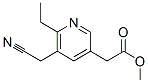 3-Pyridineaceticacid,5-(cyanomethyl)-6-ethyl-,methylester(9ci) Structure,533939-33-2Structure