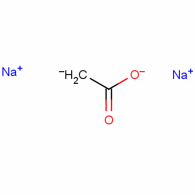 Sodium sodioacetate Structure,534-12-3Structure