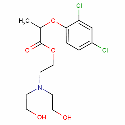 Tris(2-hydroxyethyl)ammonium 2-(2,4-dichlorophenoxy)propionate Structure,53404-48-1Structure