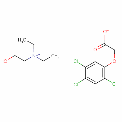 (2-Hydroxyethyl)diethylammonium (2,4,5-trichlorophenoxy)acetate Structure,53404-86-7Structure