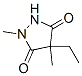 4-Ethyl-1,4-dimethyl-3,5-pyrazolidinedione Structure,53445-99-1Structure