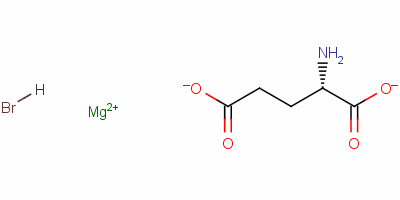 Magnesium hydrogen l-2-aminoglutarate hydrobromide Structure,53459-38-4Structure