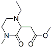 2-Piperazineaceticacid,1-ethyl-4-methyl-3-oxo-,methylester(9ci) Structure,534603-34-4Structure