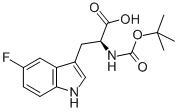 L-N-Boc-5-氟色氨酸結(jié)構(gòu)式_53478-53-8結(jié)構(gòu)式