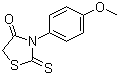 3-(4-Methoxyphenyl)-2-thioxo-4-thiazolidinone Structure,5350-09-4Structure