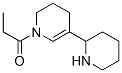 1,2,3,4-Tetrahydro-1-(1-oxopropyl)-5-(2-piperidinyl)pyridine Structure,53508-12-6Structure