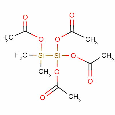 2,2-Dimethyldisilane-1,1,1,2-tetrayl tetraacetate Structure,53580-47-5Structure