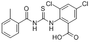 3,5-Dichloro-2-[[[(2-methylbenzoyl)amino]thioxomethyl ]amino]-benzoic acid Structure,535937-77-0Structure