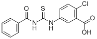 5-[[(Benzoylamino)thioxomethyl ]amino]-2-chloro-benzoic acid Structure,535938-48-8Structure