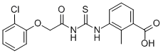 3-[[[[(2-Chlorophenoxy)acetyl ]amino]thioxomethyl ]amino]-2-methyl-benzoic acid Structure,535939-27-6Structure