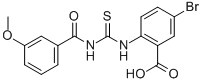 5-Bromo-2-[[[(3-methoxybenzoyl)amino]thioxomethyl ]amino]-benzoic acid Structure,535953-76-5Structure