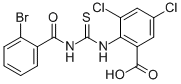 2-[[[(2-Bromobenzoyl)amino]thioxomethyl ]amino]-3,5-dichloro-benzoic acid Structure,535955-79-4Structure