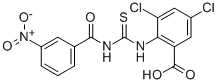 3,5-Dichloro-2-[[[(3-nitrobenzoyl)amino]thioxomethyl ]amino]-benzoic acid Structure,535955-85-2Structure