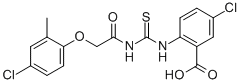 5-Chloro-2-[[[[(4-chloro-2-methylphenoxy)acetyl ]amino]thioxomethyl ]amino]-benzoic acid Structure,535978-49-5Structure