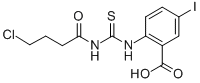 2-[[[(4-Chloro-1-oxobutyl)amino]thioxomethyl ]amino]-5-iodo-benzoic acid Structure,535979-18-1Structure