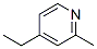 4-乙基-2-甲基吡啶結(jié)構(gòu)式_536-88-9結(jié)構(gòu)式