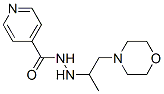 Isonicotinic acid 2-(1-methyl-2-morpholinoethyl) hydrazide Structure,53643-51-9Structure