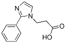 3-(2-Phenyl-imidazol-1-yl)-propionic acid Structure,53660-14-3Structure