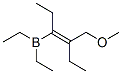 Diethyl [(z)-1-ethyl-2-(methoxymethyl)-1-butenyl ]borane Structure,53670-48-7Structure