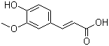 反式阿魏酸結(jié)構(gòu)式_537-98-4結(jié)構(gòu)式