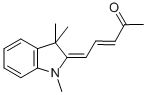(3E,5e)-5-(1,3,3-三甲基-1,3-二氫-2H-吲哚-2-基)-3-戊烯-2-酮結(jié)構(gòu)式_53704-20-4結(jié)構(gòu)式