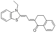 (2E)-2-[(2z)-2-(3-乙基-1,3-苯并噻唑-2(3h)-基)亞乙基]-3,4-二氫萘-1(2H)-酮結(jié)構(gòu)式_53704-21-5結(jié)構(gòu)式