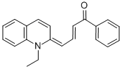 (2E,4e)-4-(1-ethylquinolin-2(1h)-ylidene)-1-phenylbut-2-en-1-one Structure,53704-24-8Structure