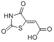 (2Z)-(2,4-dioxo-1,3-thiazolidin-5-ylidene)acetic acid Structure,5374-29-8Structure