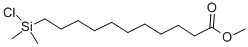 10-(Carbomethoxy)decyldimethylchlorosilane Structure,53749-38-5Structure