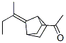 Ethanone,1-[7-(1-methylpropylidene)bicyclo[2.2.1]hept-2-yl ]-(9ci) Structure,537676-53-2Structure