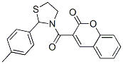 Thiazolidine, 2-(4-methylphenyl)-3-[(2-oxo-2h-1-benzopyran-3-yl)carbonyl]- (9ci) Structure,537677-89-7Structure