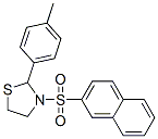 Thiazolidine, 2-(4-methylphenyl)-3-(2-naphthalenylsulfonyl)- (9ci) Structure,537678-06-1Structure