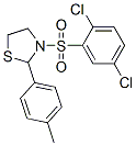 Thiazolidine, 3-[(2,5-dichlorophenyl)sulfonyl]-2-(4-methylphenyl)- (9ci) Structure,537678-13-0Structure