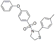 Thiazolidine, 2-(4-methylphenyl)-3-[(4-phenoxyphenyl)sulfonyl]- (9ci) Structure,537678-14-1Structure