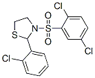 Thiazolidine, 2-(2-chlorophenyl)-3-[(2,5-dichlorophenyl)sulfonyl]- (9ci) Structure,537678-16-3Structure