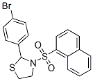 Thiazolidine, 2-(4-bromophenyl)-3-(1-naphthalenylsulfonyl)- (9ci) Structure,537678-24-3Structure