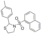 Thiazolidine, 2-(4-methylphenyl)-3-(1-naphthalenylsulfonyl)- (9ci) Structure,537678-34-5Structure