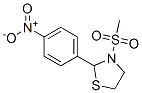 Thiazolidine, 3-(methylsulfonyl)-2-(4-nitrophenyl)- (9ci) Structure,537678-39-0Structure