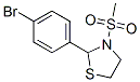Thiazolidine, 2-(4-bromophenyl)-3-(methylsulfonyl)- (9ci)Structure,537678-41-4Structure Thiazolidine, 2-(4-bromophenyl)-3-(methylsulfonyl)- (9ci) Structure,537678-41-4Structure