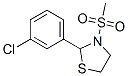 Thiazolidine, 2-(3-chlorophenyl)-3-(methylsulfonyl)- (9ci) Structure,537678-43-6Structure