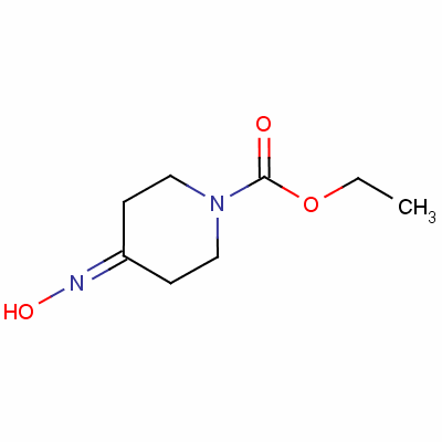 4-(羥基亞氨基)哌啶-1-羧酸乙酯結構式_53786-42-8結構式