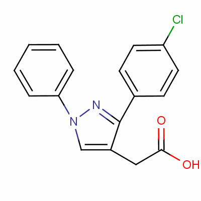 氯那唑酸結(jié)構(gòu)式_53808-88-1結(jié)構(gòu)式