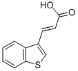 (2E)-3-(1-benzothien-3-yl)acrylic acid Structure,5381-29-3Structure