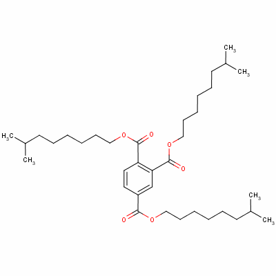 1,2,4-苯三甲酸三異壬基酯結(jié)構(gòu)式_53894-23-8結(jié)構(gòu)式