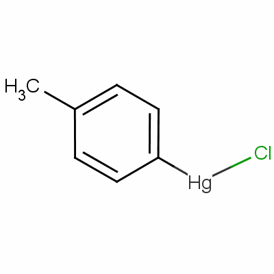 P-tolylmercuric chloride Structure,539-43-5Structure