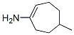 5-Methyl-1-cyclohepten-1-amine Structure,53907-56-5Structure