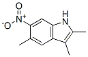 2,3,5-Trimethyl-6-nitro-1h-indole Structure,53918-82-4Structure