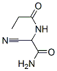 Propanamide,n-(2-amino-1-cyano-2-oxoethyl)- Structure,53943-34-3Structure